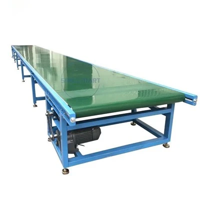 Gwyrdd Fflat System Cludo Belt Pvc Maint Gwahanol